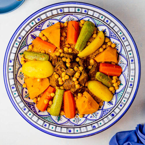 Image of a plate of couscous